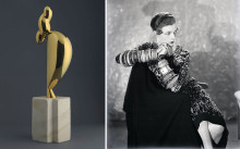 La Jeune Fille Sophistiquée par Brancusi  et Portrait de Nancy Cunard par Man Ray